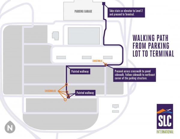 salt lake city airport self parking