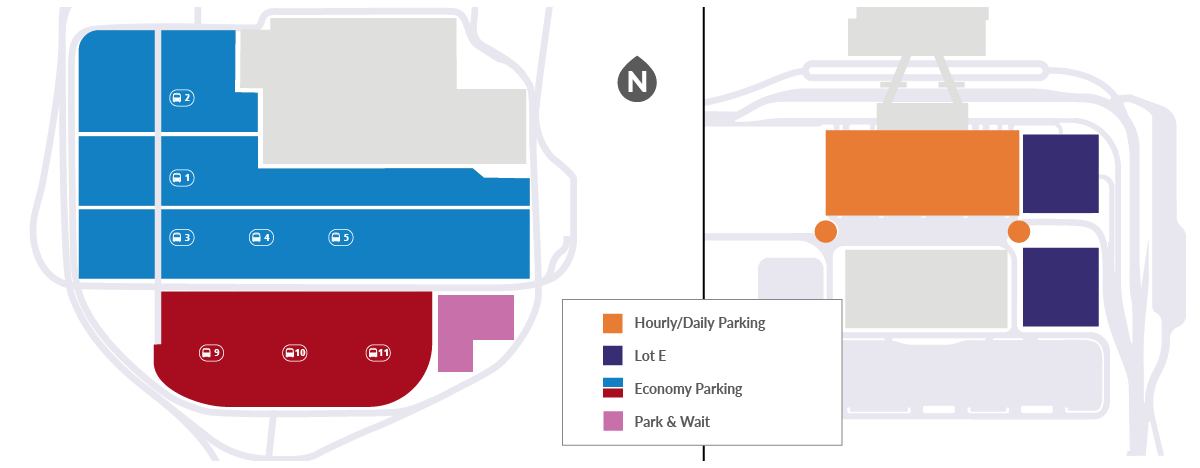 2022 Parking lot map