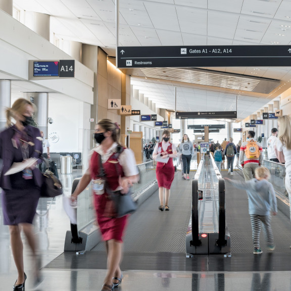 Passengers in Terminal