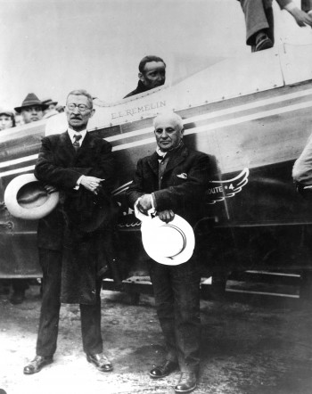 First US Commercial Airline Passengers Ben Redman and JA Tomlinson May 23 1926