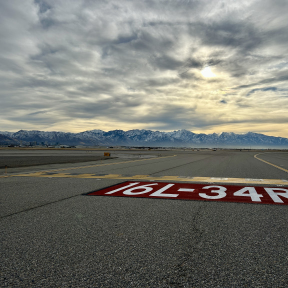 Runway 16L 34R