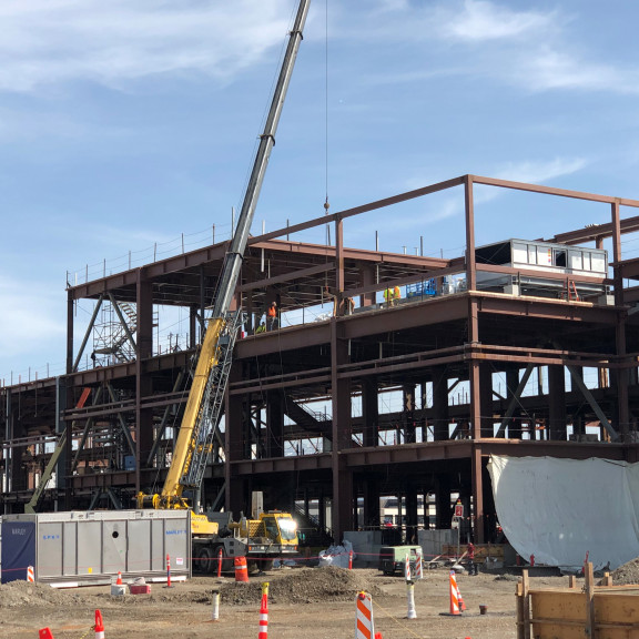Cooling Towers Installed on North Concourse March 25 2019