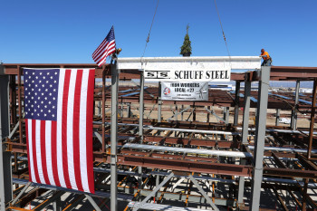 North Concourse Topping Out March 19 2019&nbsp;(Photo by Sue Zaybal)