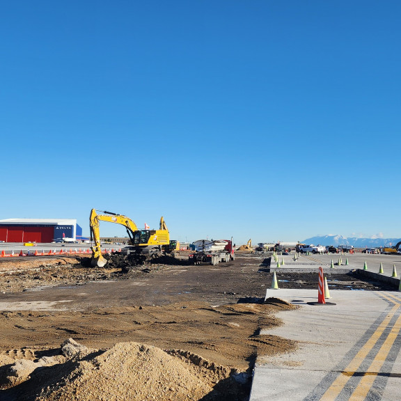 Airfield work April 2026