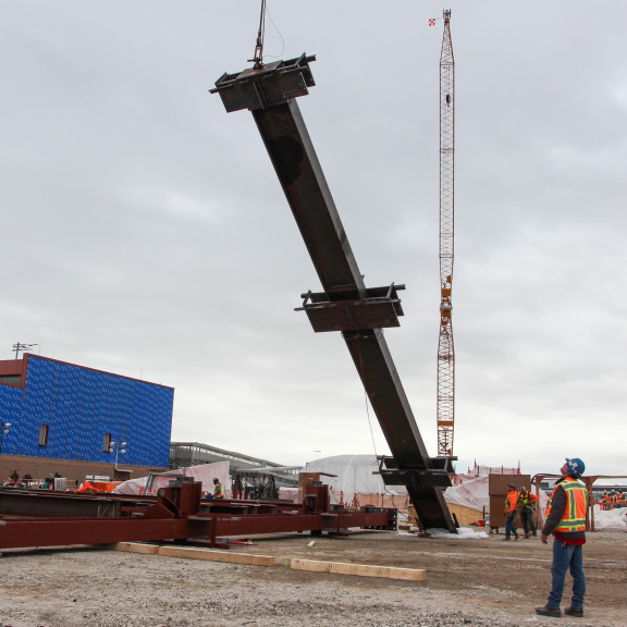 Feb 20 2023 steel beam for concourse B east 1