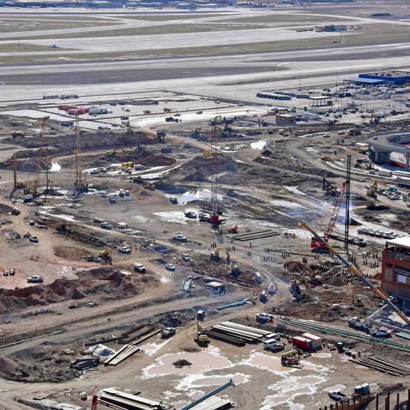 Legacy Airport Footprint Looking SE March 24 2021