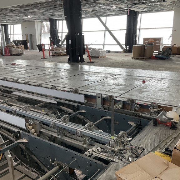 NCE terrazzo pours in level 2 November 2023