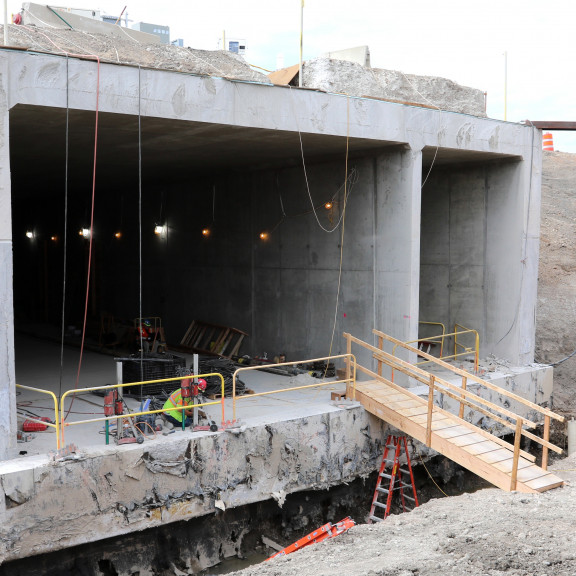 North concourse tunnel opening 07 20 2018