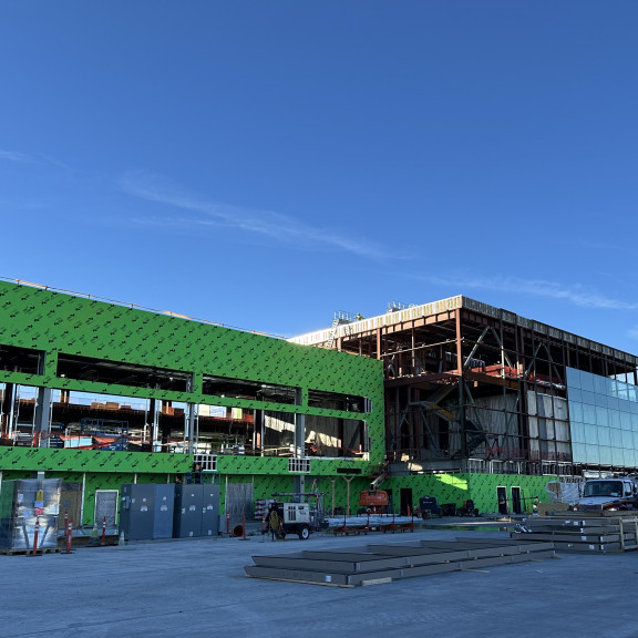 Phase 4 Concourse B east exterior November 2024 v2