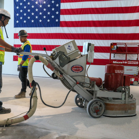Phase 4 NCEE L2 Sect M Terrazzo with flag July 2025