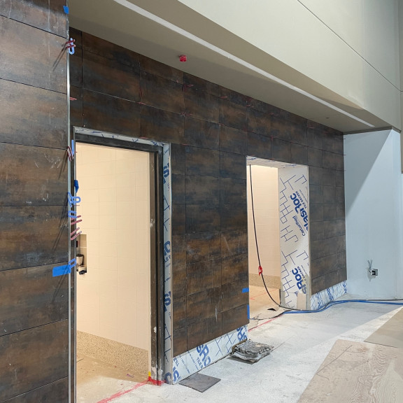 SCE Entry tile to restrooms July 2022