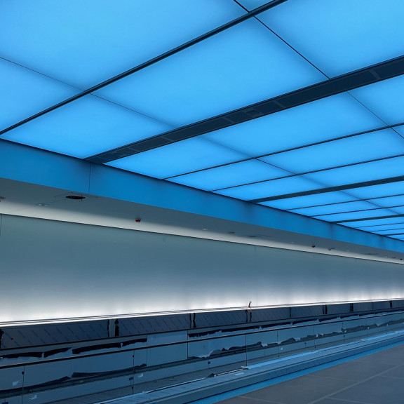 Tunnel moving walkway and c 39 light fixture January 2024